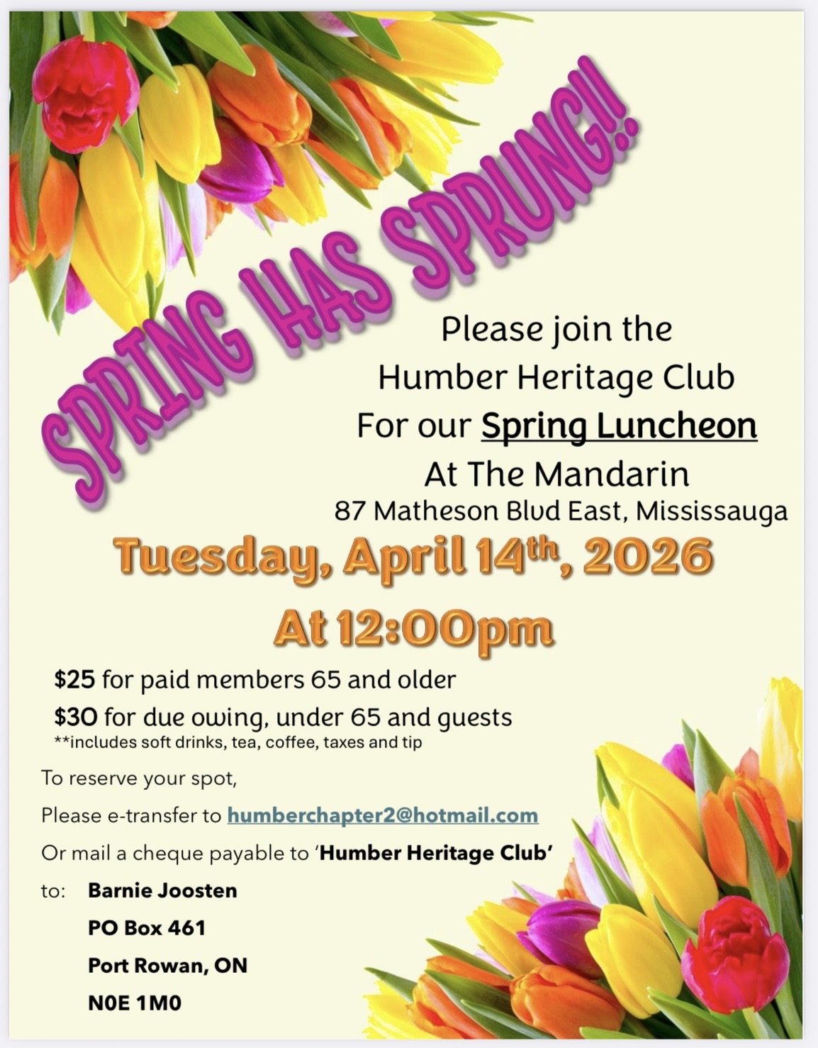 Welcome Spring Luncheon 2026